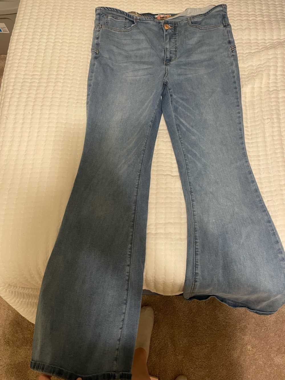 We The Free Light Blue Flare Jeans